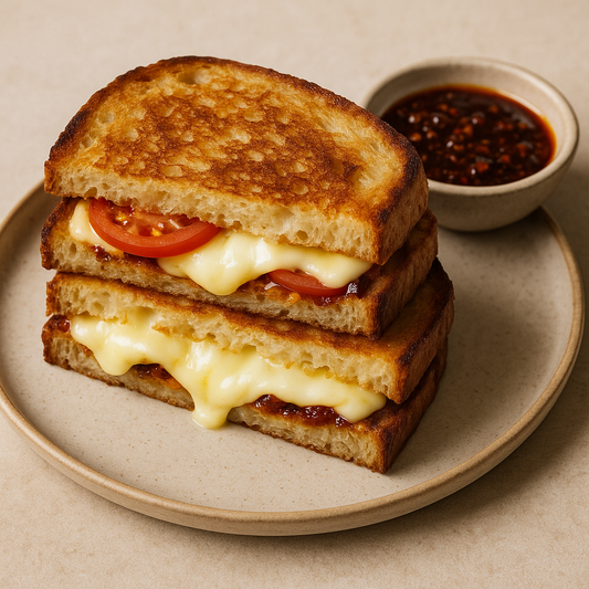 Spicy Macha Grilled Cheese